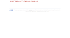 Desktop Screenshot of endofleasecleaning.com.au