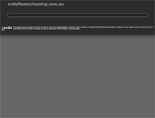 Tablet Screenshot of endofleasecleaning.com.au